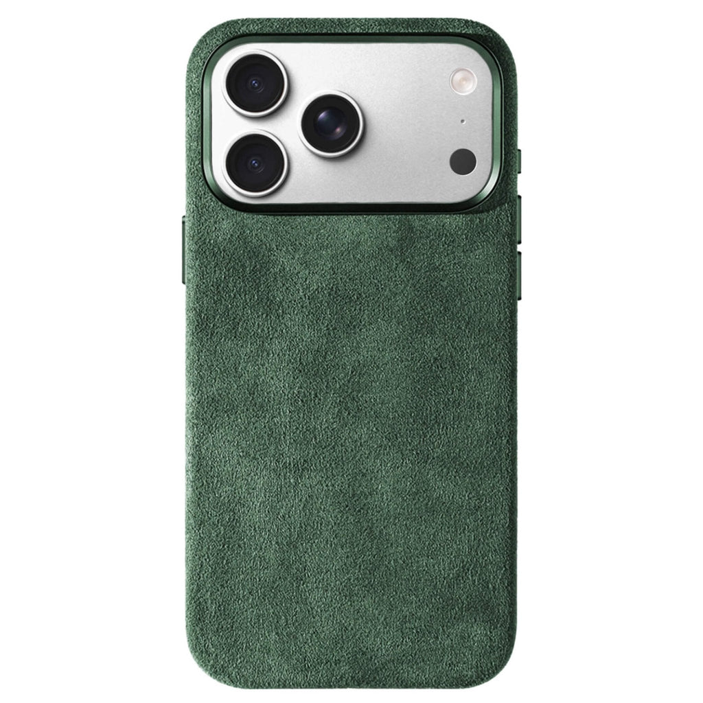 Phone Alcantara Case - Midnight Green