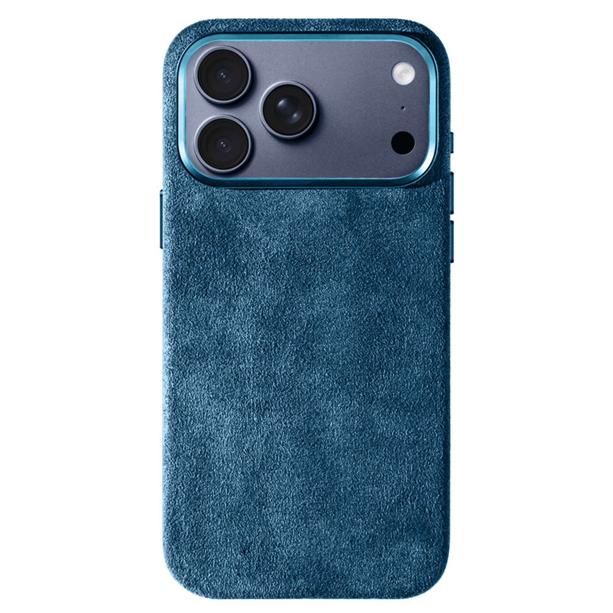 Phone Alcantara Case - Ocean Blue