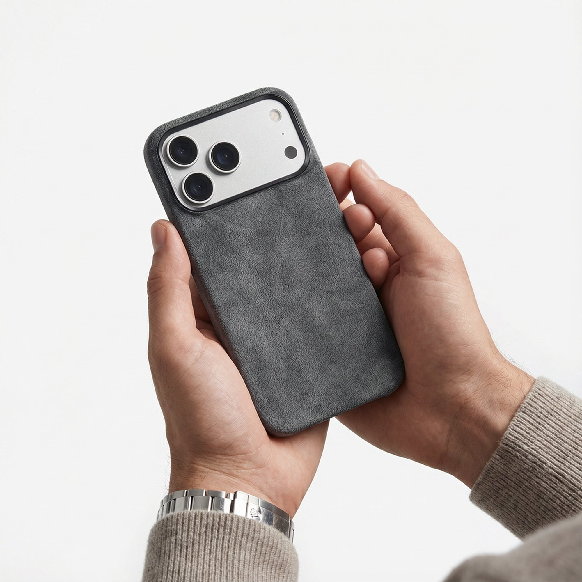 Phone Alcantara Case - Space Grey