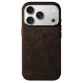 Phone Alcantara Case - Chocolate Brown