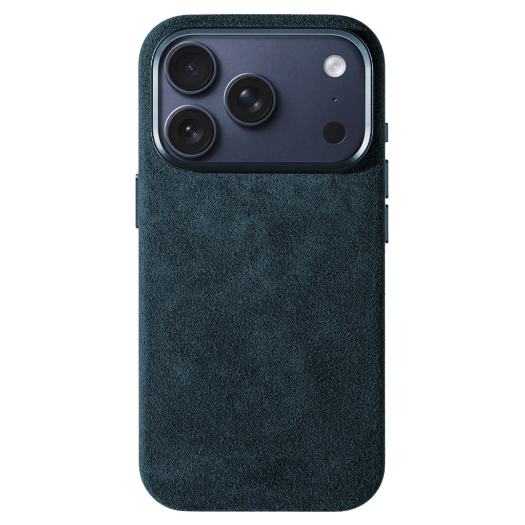 Phone Alcantara Case - Navy Blue